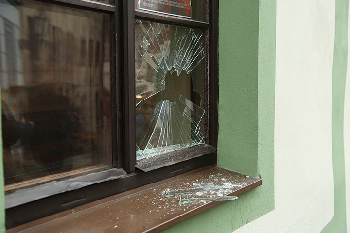 A2B Glass are able to board up broken windows while they are being repaired in Rustington.